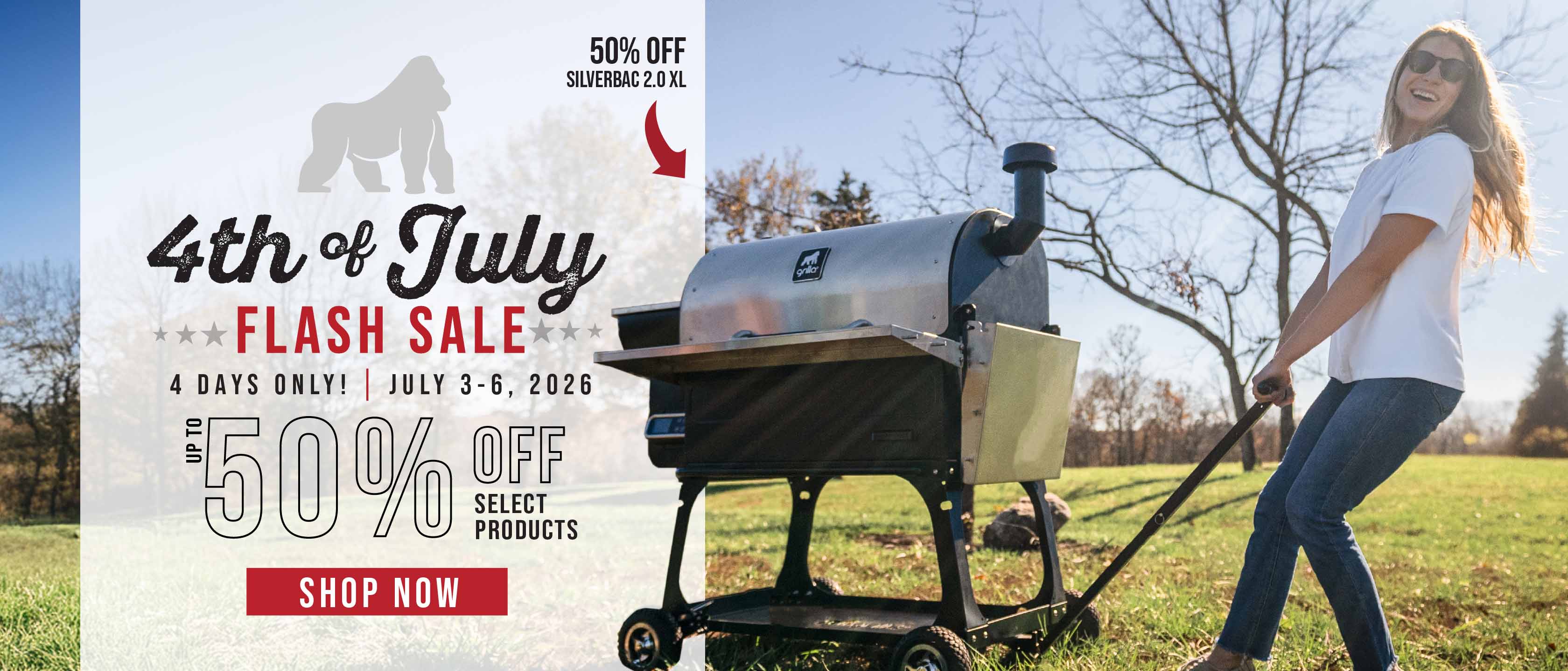Up to 50% Off for 4th of July!